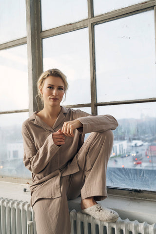 VIVIENNE SKJORTE - 3/4 LANG