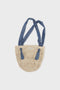 Nature / Blue denim strap
