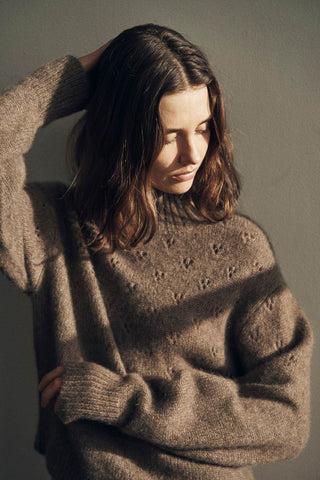 HARMONIE RULLEKRAVESWEATER