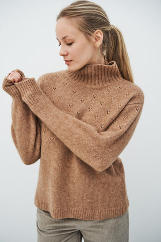 HARMONIE RULLEKRAVESWEATER