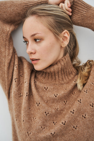 HARMONIE RULLEKRAVESWEATER