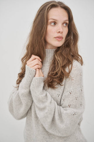HARMONIE RULLEKRAVESWEATER