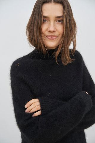 HARMONIE RULLEKRAVESWEATER