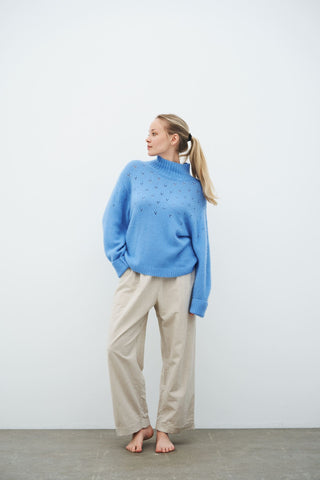 HARMONIE RULLEKRAVESWEATER