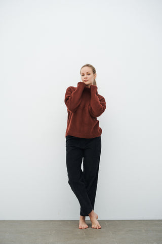 HARMONIE RULLEKRAVESWEATER