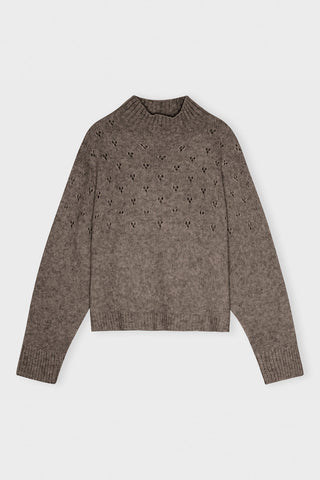 HARMONIE RULLEKRAVESWEATER