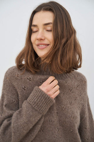 HARMONIE RULLEKRAVESWEATER