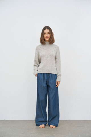 HARMONIE RULLEKRAVESWEATER