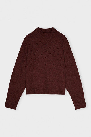 HARMONIE RULLEKRAVESWEATER