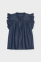 Dark blue denim